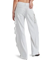 Steve Madden Duo Sequin Mid Rise Cargo Pants