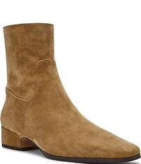 Steve Madden Dusty Suede Square Toe Ankle Booties