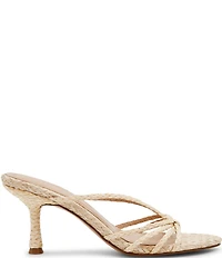 Steve Madden Edna Raffia Strappy Dress Sandals