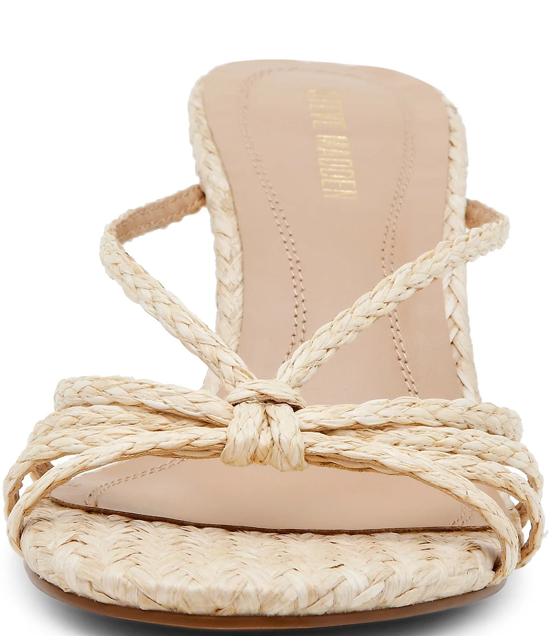 Steve Madden Edna Raffia Strappy Dress Sandals