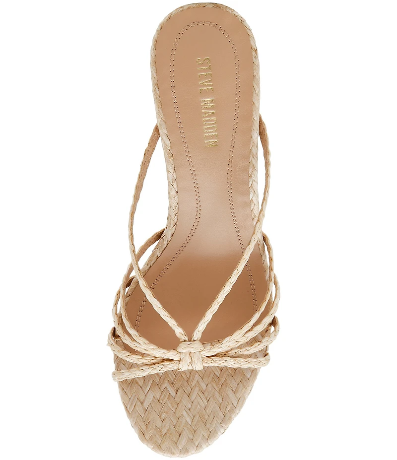 Steve Madden Edna Raffia Strappy Dress Sandals