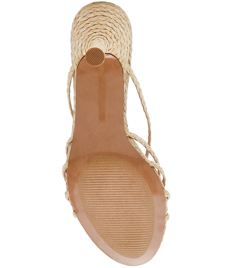 Steve Madden Edna Raffia Strappy Dress Sandals