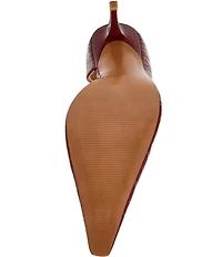 Steve Madden Elegant Croco Embossed d'Orsay Stiletto Pumps