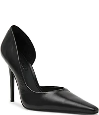 Steve Madden Elegant Leather d'Orsay Stiletto Pumps
