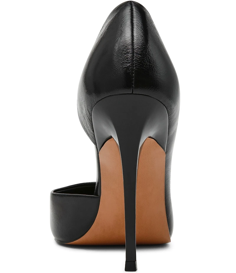 Steve Madden Elegant Leather d'Orsay Stiletto Pumps