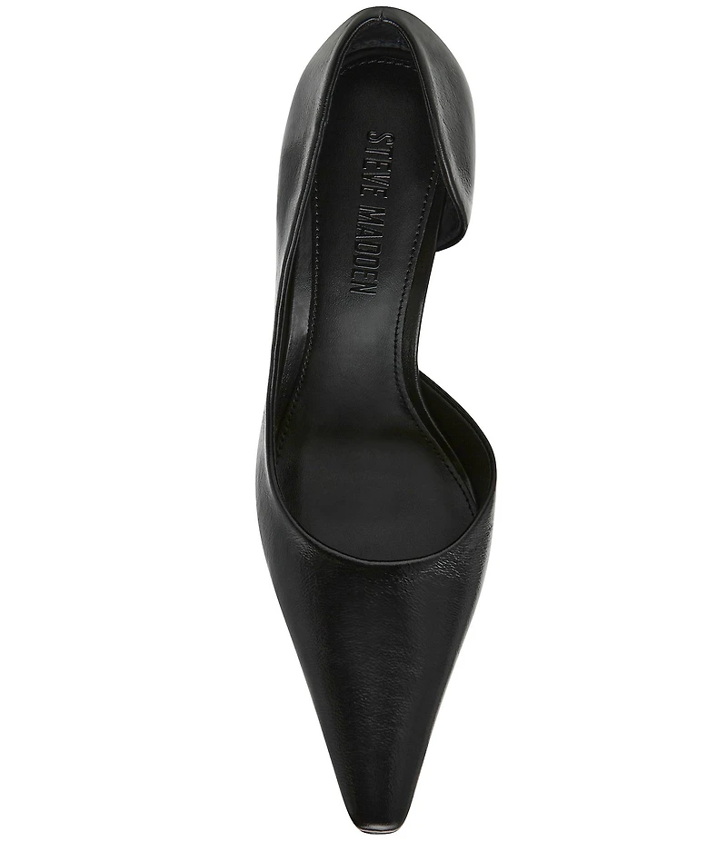 Steve Madden Elegant Leather d'Orsay Stiletto Pumps
