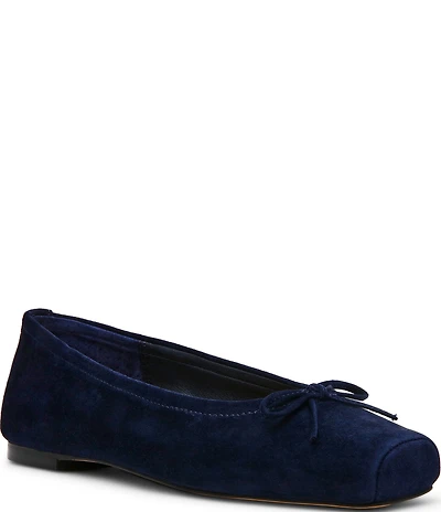 Steve Madden Eleve Suede Square Toe Ballet Flats