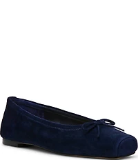 Steve Madden Eleve Suede Square Toe Ballet Flats