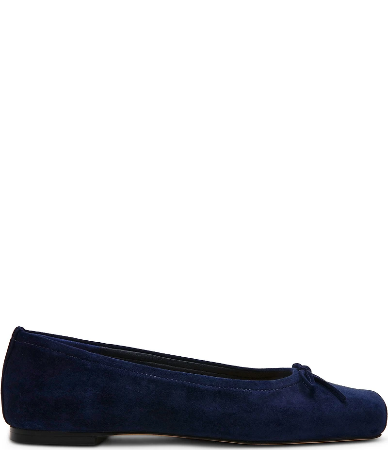 Steve Madden Eleve Suede Square Toe Ballet Flats