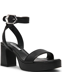 Steve Madden Elida Nappa Leather Platform Dress Sandals