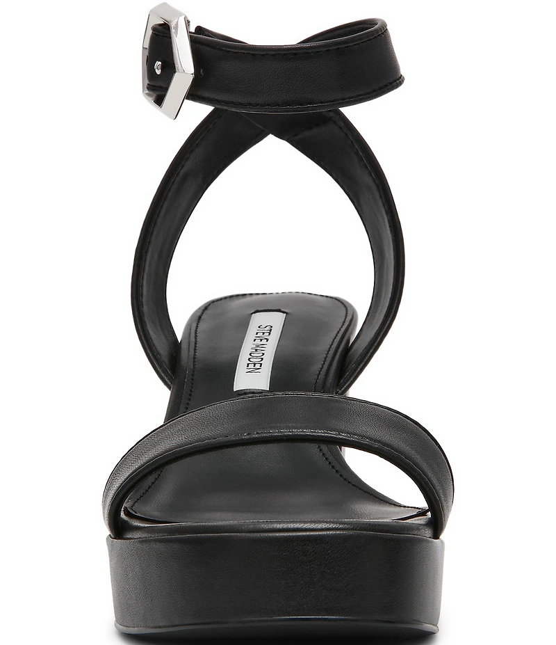 Steve Madden Elida Nappa Leather Platform Dress Sandals