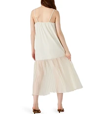 Steve Madden Ember Sweetheart Sleeveless Midi Dress