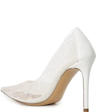 Steve Madden Evelyn-P Clear Pearl Stiletto Pumps