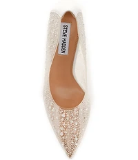 Steve Madden Evelyn-P Clear Pearl Stiletto Pumps