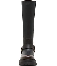Steve Madden Everest Leather Tall Moto Engineer Boots