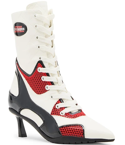 Steve Madden Fangio Lace Up Sport Sneaker Ankle Booties