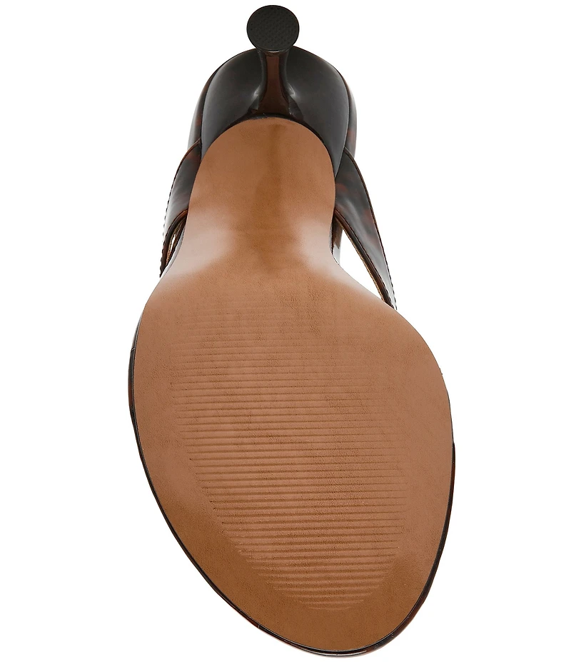 Steve Madden Faroh Tortoise Print Patent Thong Dress Sandals