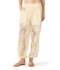 Steve Madden Faya Lace High Rise Balloon Wide Leg Pants