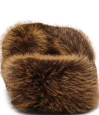 Steve Madden Fizzy Faux Fur Thong Slippers