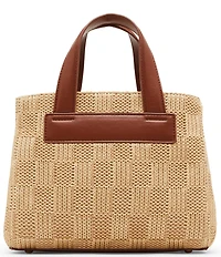 Steve Madden Flores Small Straw Box Satchel Bag