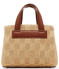 Steve Madden Flores Small Straw Box Satchel Bag