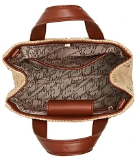Steve Madden Flores Small Straw Box Satchel Bag
