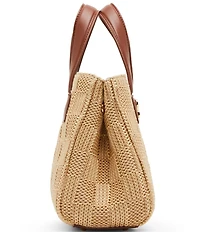 Steve Madden Flores Small Straw Box Satchel Bag