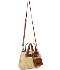 Steve Madden Flores Small Straw Box Satchel Bag