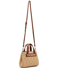 Steve Madden Flores Small Straw Box Satchel Bag