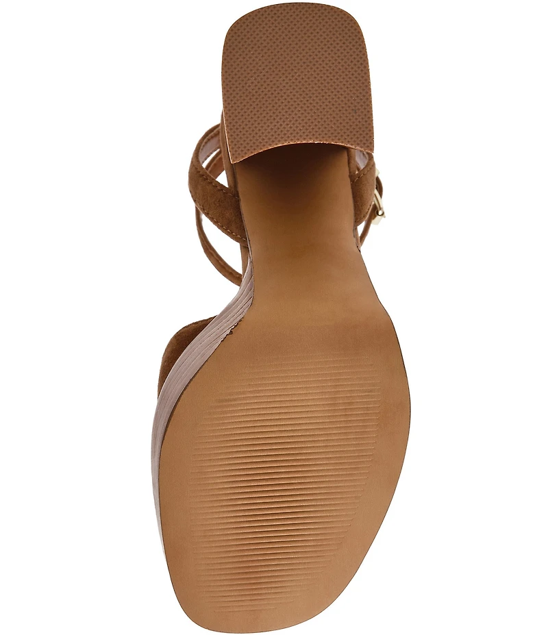 Steve Madden Floria Suede Ankle Strap Platform Sandals