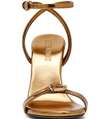 Steve Madden Foxx Metallic Ankle Strap Stiletto Dress Sandals