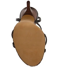 Steve Madden Frenzi Leopard Print Beaded Ornament Dress Sandals