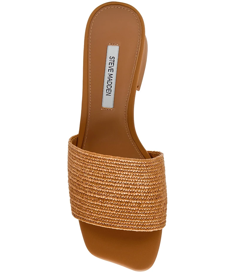 Steve Madden Frolic Raffia Slide Sandals