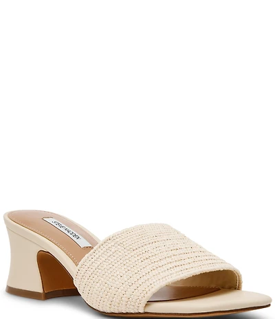 Steve Madden Frolic Raffia Slide Sandals
