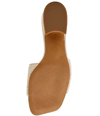 Steve Madden Frolic Raffia Slide Sandals