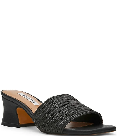 Steve Madden Frolic Raffia Slide Sandals