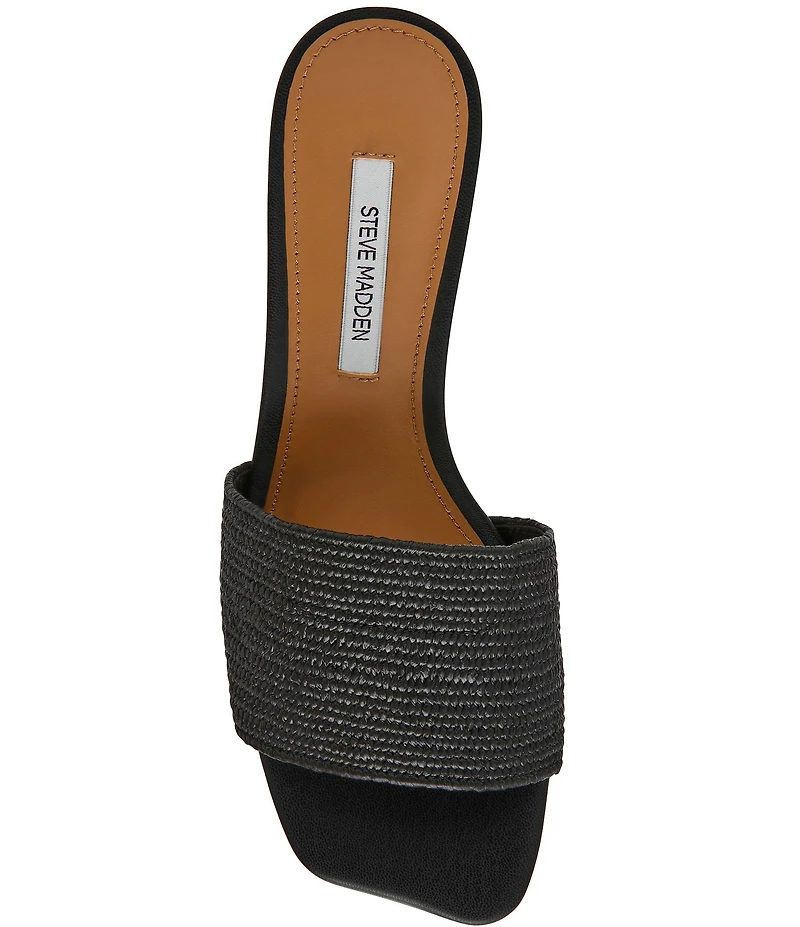 Steve Madden Frolic Raffia Slide Sandals