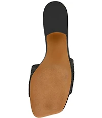 Steve Madden Frolic Raffia Slide Sandals