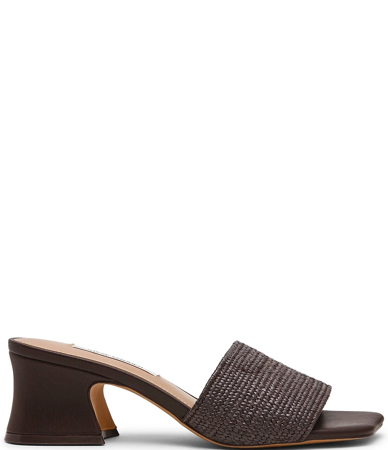 Steve Madden Frolic Raffia Slide Sandals