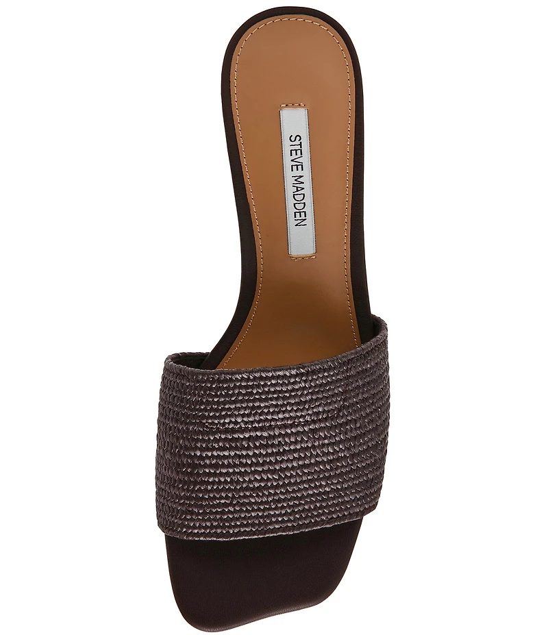 Steve Madden Frolic Raffia Slide Sandals