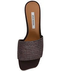 Steve Madden Frolic Raffia Slide Sandals