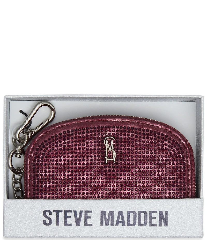 Steve Madden Gems Boxed Bling Zip around Pouch