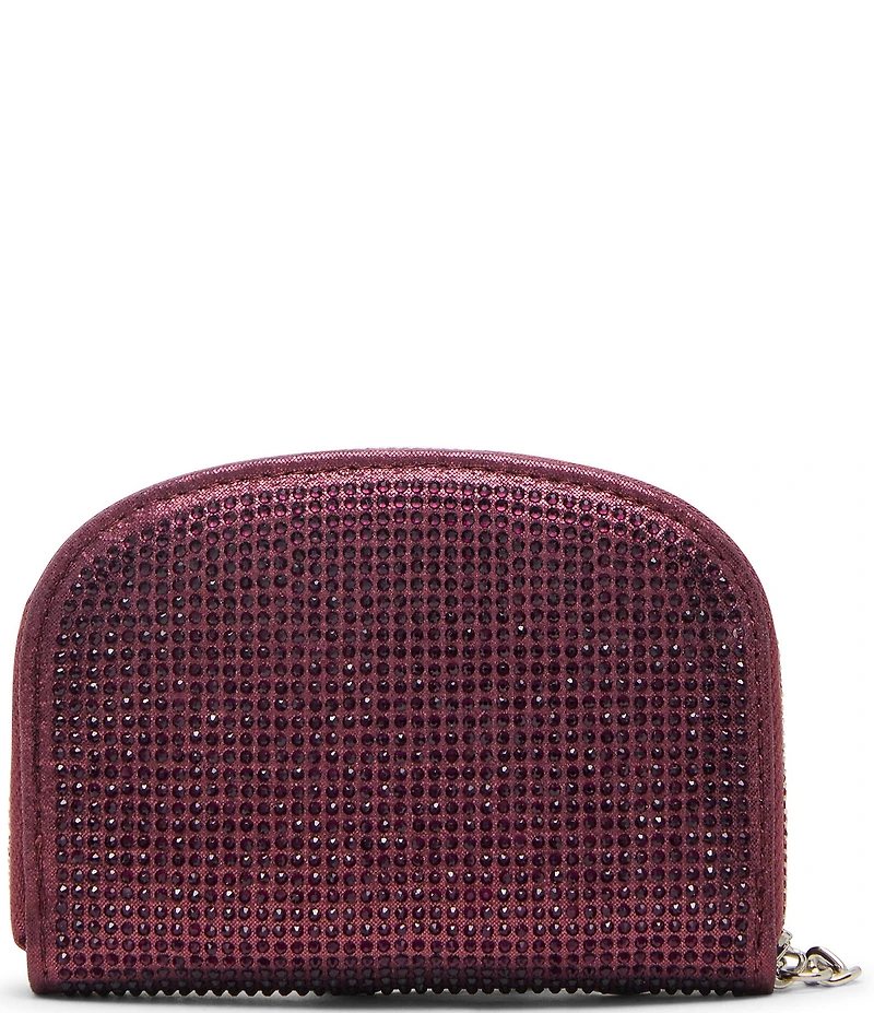 Steve Madden Gems Boxed Bling Zip around Pouch