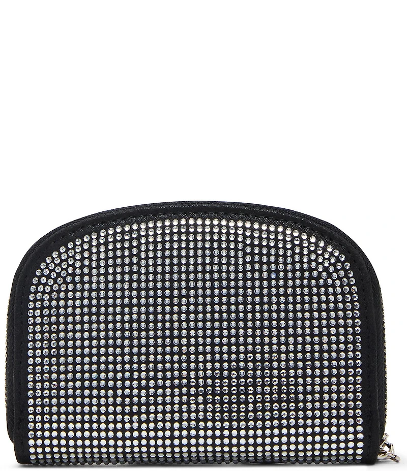 Steve Madden Gems Boxed Bling Zip around Pouch