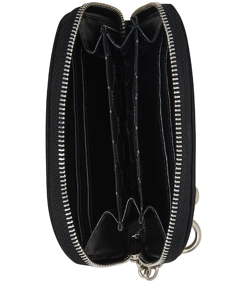 Steve Madden Gems Boxed Bling Zip around Pouch
