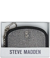 Steve Madden Gems Boxed Bling Zip around Pouch