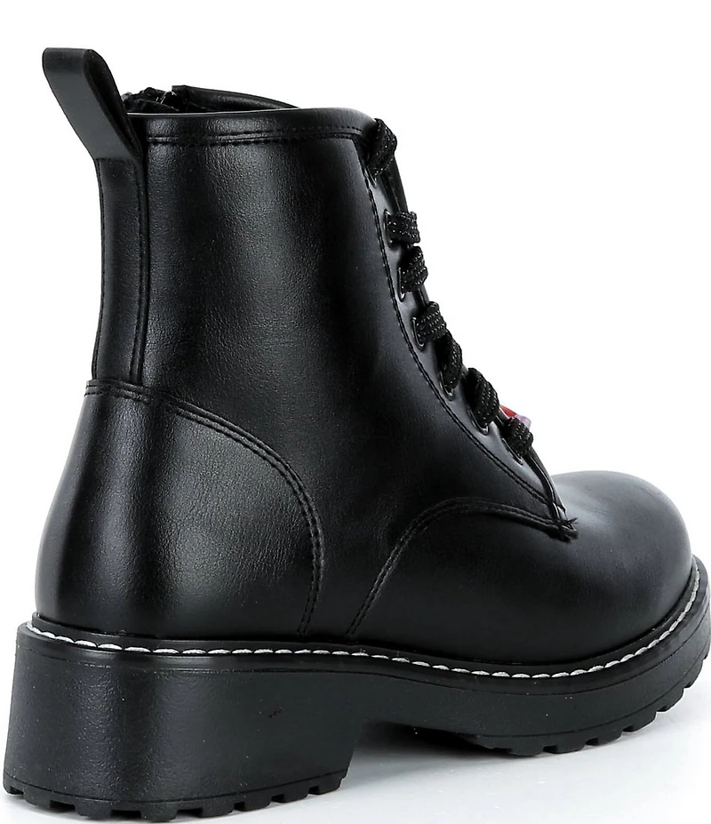 Steve Madden Girls' G-Wriley Charm Combat Boots (Youth)