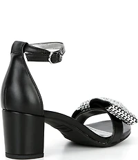 Steve Madden Girls' J-Abigal Rhinestone Bow Dress Sandals (Youth)