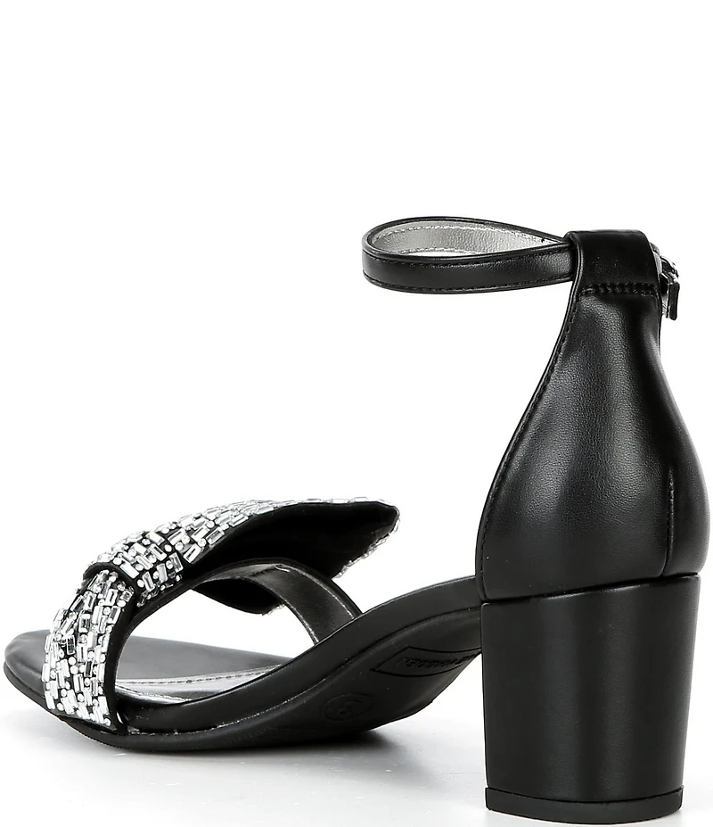 Steve Madden Girls' J-Abigal Rhinestone Bow Dress Sandals (Youth)