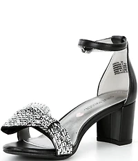 Steve Madden Girls' J-Abigal Rhinestone Bow Dress Sandals (Youth)